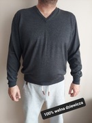 Gran Sasso sweter XXL 100% wełna dziewicza 