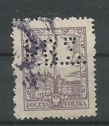 Polska znaczek firmowy fi 209 kasowany