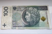 Banknot 100 zł num 6696966 RADAR / palindrom – kolekcjonerski
