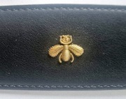 Skórzana obroża szeroka dla psa bulterier, mops