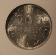 200 MARK - MAREK 1923 A NIEMCY  GCN MS68