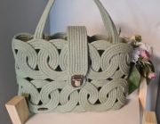 Torebka do ręki ze sznurka