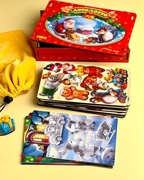 Drewniana gra „Świąteczne Lotto”