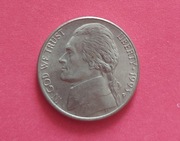 Moneta USA 5 CENTS 5 centów 1993r.  Jefferson Nickel