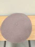 Fioletowy, beret, nakrycie głowy, beret z antenką