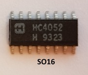 74HC4052  Dual 4-channel analog multiplexer/demultiplexer