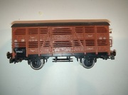 Dwuosiowy wagon kryty dla bydła i trzody Piko H0 Super stan!