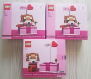 LEGO 40679 - Miłosne pudełko prezentowe Zestaw 3 kompletów 40821, 40201