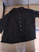 Koszula czarna męska 6XL/7XL duży rozmiar