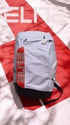 Nike Elite Pro Basketball Backpack White Red plecak sportowy koszykarski 