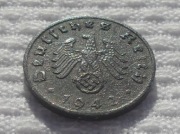 Niemcy III Rzesza 1 fenig reichspfennig 1942 J WiH Miasto Hamburg KM# 97 Zn