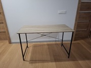 Biurko VANDBORG 60x120 kolor jasny dąb/czarny