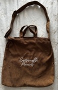 Welurowa / sztruksowa torebka shopper Sustainable Moment