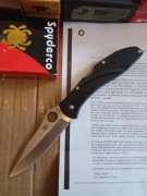 Nóż składany Spyderco Centofante 3 FRN