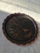 Miedź talerzyk ozdobny