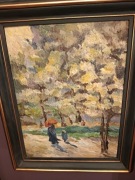 Obraz olejny Wlodzimierz Nałęcz W parku