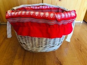 Wkład/wyściółka (materiał) do koszyka rowerowego