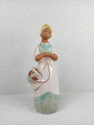 Ceramiczna figurka Kobieta z kapeluszem JIE Gantofta Szwecja Elsi Bourelius