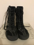 Geox. Skórzane kozaki trapery. Rozmiar 35