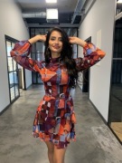 Kolorowa sukienka Caterina S