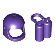 LEGO 50665 3838 Kask Butla Kosmonauty Fioletowe 6417692 6417691 Space