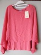 Orsay Szyfonowa bluzka różowa rozm. 36