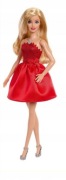 Barbie JGD25 Lalka w czerwonej sukience na 80-lecie Mattel