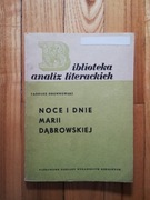 książka analiza "Noce i dnie" Marii Dąbrowskiej 