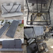 Części fotel foteli Trafic Vivaro Siłownik Podstawa Materiał Ławka Kanapa