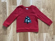 Świąteczna bluza Avon r. 98 cekiny choinka