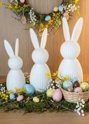 ZAJAC WIELKANOCNY ZESTAW 3 SZT DEKORACJA