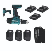 Makita 18V uchwyty 3x narzędzia 3x baterie