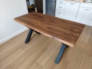 Drewniany dębowy stół w nowoczesnym stylu 150x75