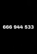 ZŁOTY NUMER T-MOBILE 666 944 533