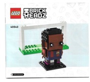 Lego BrickHeadz 40542 FC Barcelona Go Brick Me Instrukcja