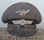 Czapka niemieckiej RLB Luftschutz Luftwaffe Rzesza 