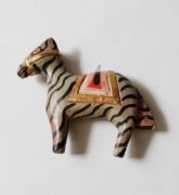 Drewniana figurka, zawieszka, bombka