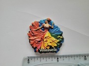 Magnes na lodówkę - 612f. WENEZUELA Tancerka