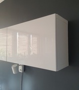 IKEA szafka ścienna BESTA biała połysk Selsviken 60x22x38 cm