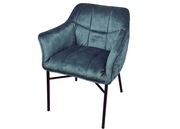 Krzesło fotelowe fotel LOFT morski niebieski