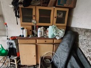 Oryginalny biały kredens kuchenny z PRL