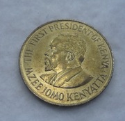 Kenia Republika 5 centów 1971 KM# 10 Prezydent Kenyatta Ładny stan