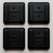 Zestaw 4 uchwytów montażowych GRAPHITE – druk 3D