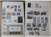 Znaczki polskie kasowane 1984-1989 z klaserem