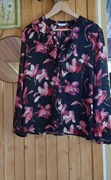 Koszula w kwiaty XL 42 | lekka | zapinana na guziki | WINDSMOOR