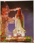 Nasa Challenger start widokówka