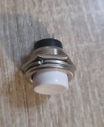 Przełącznik chwilowy metal przycisk BIAŁY 2pin (3)