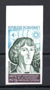 Dahomej- Kopernik-znaczek cięty 