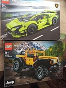 Lego Technic , Lamborghini, Jeep Wrangler
