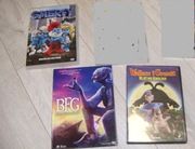 3x płyty BFG Smerfy Wallace i Gromit spielberg DVD